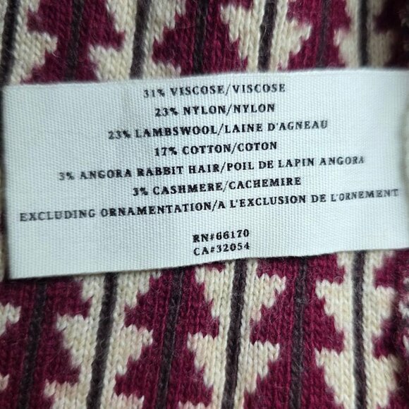 Sparrow Anthropologie Patchwork Jacquard Cardigan Sweater Wrap S - Picture 15 of 16
